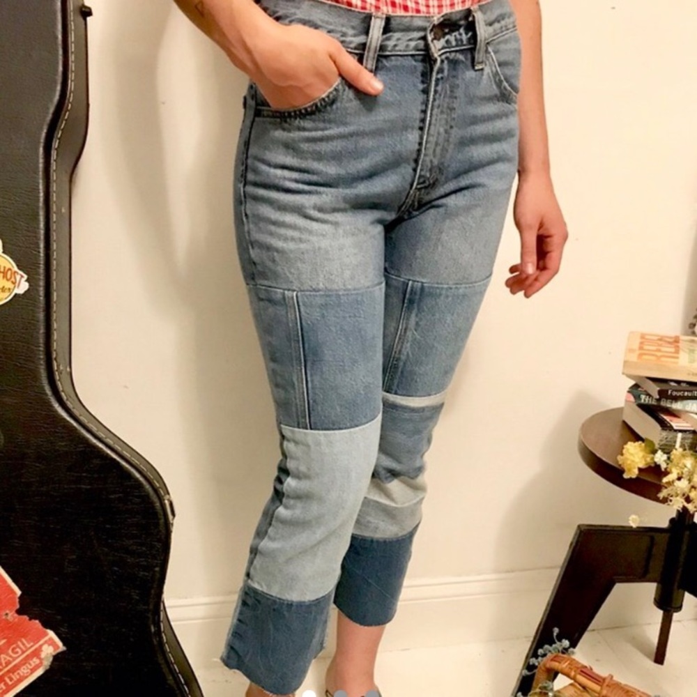 Vintage patchwork Levi’s size 26